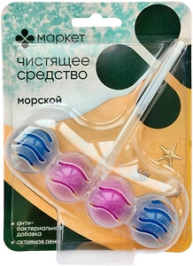 Изображение товара Средство чистящее для унитаза Маркет Морской бриз 50г