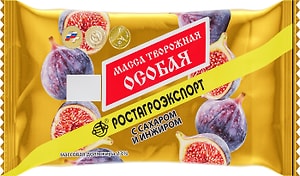 Изображение товара Масса творожная РостАгроЭкспорт Особая с сахаром и инжиром 23% 180г