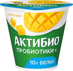 Изображение товара Биойогурт Актибио Манго 3% 220г