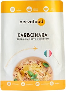 Изображение товара Соус Pervafood Carbonara Сливочный с беконом 300г