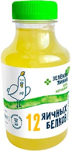 Изображение товара Белок яичный Зеленая линия пастеризованный 330мл