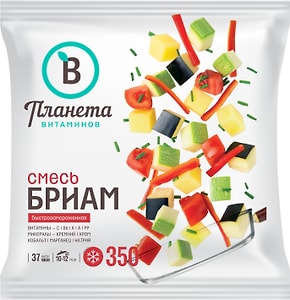 Изображение товара Смесь овощная Планета Витаминов Бриам быстрозамороженная 350г