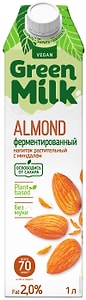 Изображение товара Напиток Green Milk с миндалем 1л