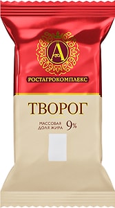 Изображение товара Творог А.РостАгроКомплекс 9% 180г