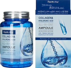Изображение товара Сыворотка для лица FarmStay All-In-One Collagen & Hyaluronic Acid Ampoule 250мл