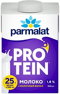 Изображение товара Молоко Parmalat Protein безлактозное 1.8% 500мл