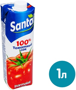Изображение товара Сок Santal Томатный с солью 1л