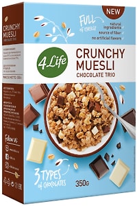 Изображение товара Мюсли 4Life с тремя видами шоколада 350г