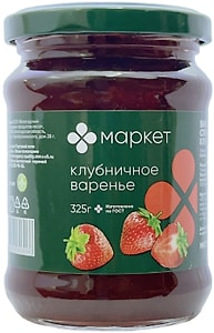 Изображение товара Варенье Маркет Перекресток Клубничное 325г