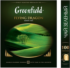 Изображение товара Чай зеленый Greenfield Flying Dragon 100*2г