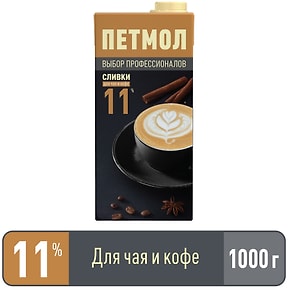 Изображение товара Сливки Петмол 11% 1кг