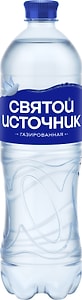 Изображение товара Вода Святой Источник питьевая газированная 1л
