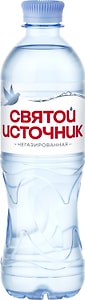 Изображение товара Вода Святой Источник питьевая негазированная 500мл