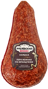 Изображение товара Колбаса Рублевский Пера нежная по-Французски сырокопченая 0.3-0.5кг