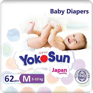 Изображение товара Подгузники YokoSun М 5-10кг 62шт