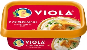 Изображение товара Сыр плавленый Viola с лисичками 50% 200г