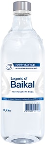 Изображение товара Вода Legend of Baikal питьевая газированная 0.75л