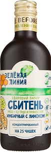 Изображение товара Сбитень Зеленая линия Имбирный с лимоном 250мл