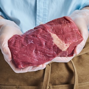 Изображение товара Говядина задняя часть без кости 0.4-0.7кг