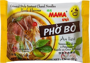 Изображение товара Лапша МАМА Быстрого приготовления Pho Bo 55г