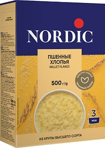 Изображение товара Хлопья Nordic Пшенные 500г