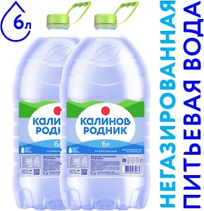 Изображение товара Вода Калинов Родник питьевая негазированная 6л