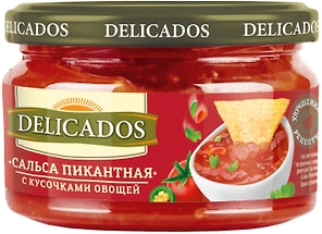 Изображение товара Соус Delicados Сальса пикантная овощная 200г
