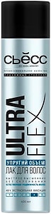 Изображение товара Лак для укладки волос Сьесс Ultra Flex упругий объем экстрасильная фиксация 4 400мл