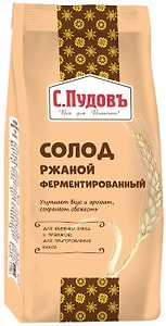 Изображение товара Солод С. Пудовъ ржаной ферментированный 300г