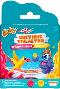 Изображение товара Таблетки цветные для ванны Baffy Купайся весело детские 15г*2шт в ассортименте