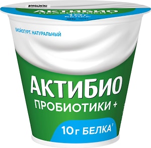 Изображение товара Био йогурт АКТИБИО Blactis с бифидобактериями 3.5% 220г
