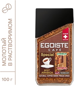 Изображение товара Кофе молотый в растворимом Egoiste Special 100г