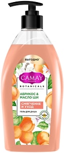 Изображение товара Гель для душа Camay Абрикос и масло ши 750мл