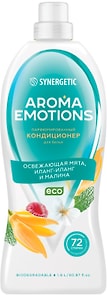 Изображение товара Кондиционер для белья Synergetic Aroma Emotions Мята-Иланг-Иланг-Малина 1.8л
