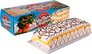 Изображение товара Мороженое Чистая линия пломбир с апельсиновым пюре 450г