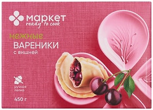 Изображение товара Вареники Маркет Перекресток с вишней 450г