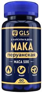 Изображение товара БАД GLS Pharmaceuticals Мака перуанская 60 капсул