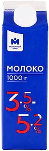 Изображение товара Молоко Молочный знак 3.5-5.2% 1кг