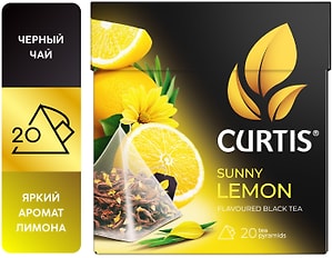 Изображение товара Чай черный Curtis Sunny Lemon 20*1.7г
