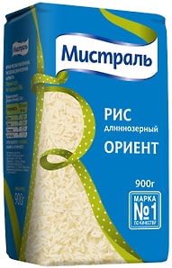 Изображение товара Рис Мистраль Ориент длиннозерный 900г