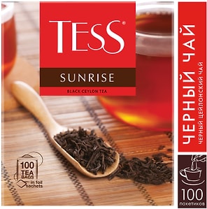 Изображение товара Чай черный Tess Sunrise 100*1.8г