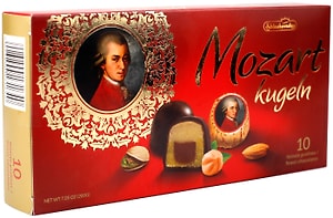 Изображение товара Конфеты Schluckwerder Mozart Kugeln шоколадные 200г