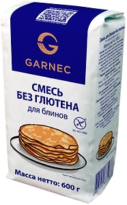 Изображение товара Смесь для выпечки Garnec для блинов без глютена 600г