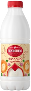 Изображение товара Молоко Вкуснотеево пастеризованное 3.5-6% 900мл