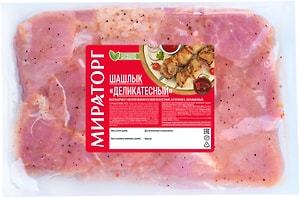 Изображение товара Шашлык свиной Мираторг Деликатесный 2.1-2.3кг