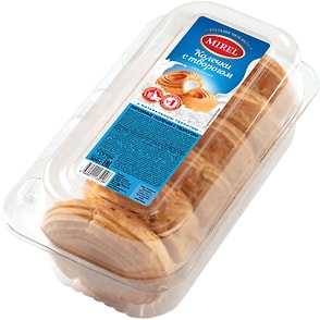 Изображение товара Пирожные Mirel Колечки с творогом 300г