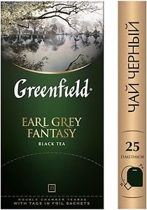 Изображение товара Чай черный Greenfield Earl Grey Fantasy 25*2г