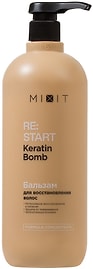 Изображение товара Бальзам-ополаскиватель для волос MiXiT RE:Start Keratin bomb для интенсивного восстановления 1л