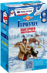 Изображение товара Хлопья Русский Продукт Геркулес быстрого приготовления овсяные 420г