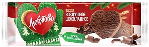 Изображение товара Печенье Любятово Шоколадное Воздушное 200г